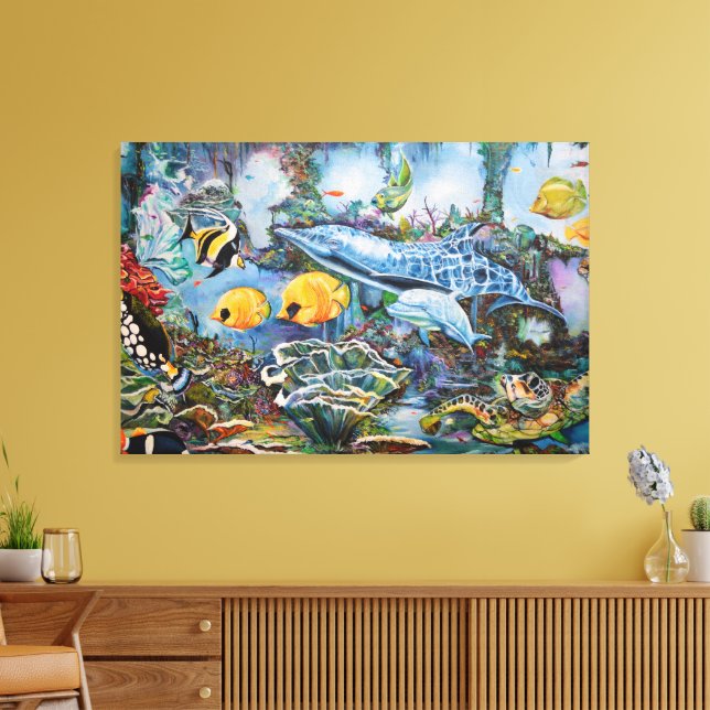 Toile Poisson d'eau salée  (Insitu(Salon))