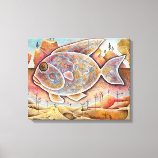 Toile Poisson fantastique