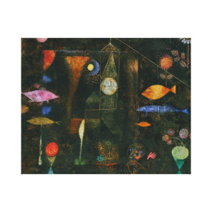 Toile Poisson magique - Paul Klee