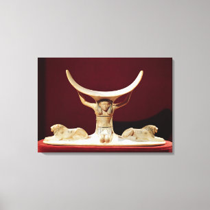 Toile Poitrine avec Shu, le Dieu égyptien de l'air