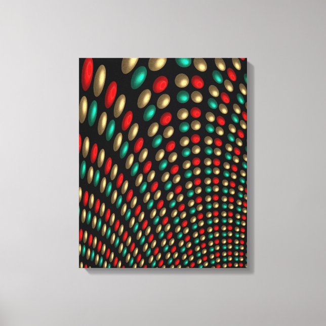 Toile polaire doture texture abstract art fractal (Recto)