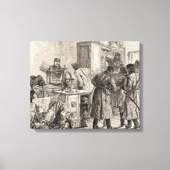 Toile Police de Saint-Pétersbourg (Recto)