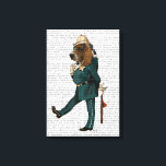 Toile Policier de Basset Hound<br><div class="desc">Animaux</div>