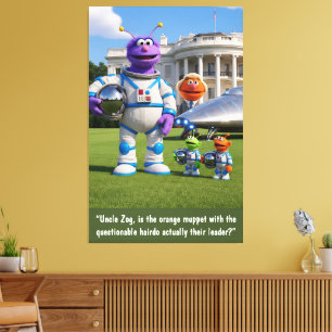 Toile Politique américaine drôle