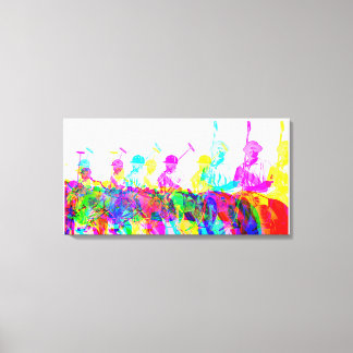 Toile Polo Players Mur Art Canvas Imprimer