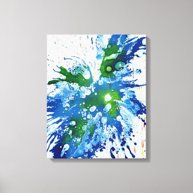 Toile Polychromoptique #14 par Michael Moffa (Recto)