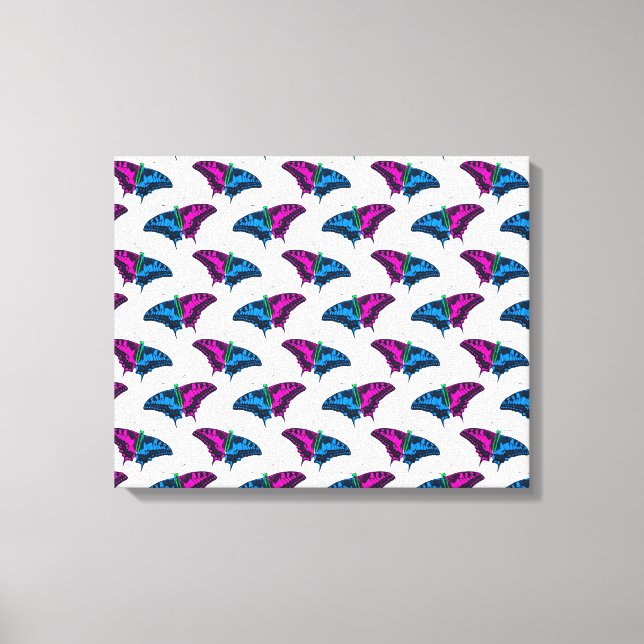 Toile Polysexual Pride Flag Swallowtail Butterfly (Recto)