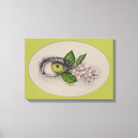 Pomme de mon oeil L'art du dessin surréaliste Vert