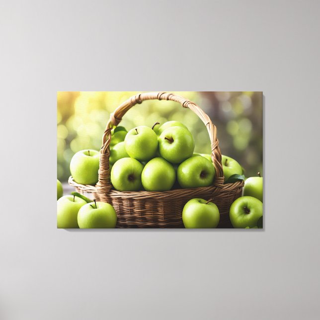 Toile Pommes Granny Smith (Recto)