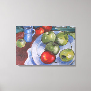 Toile Pommes rouges et vertes