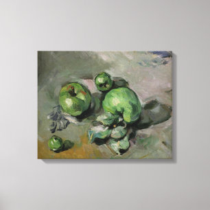 Toile Pommes vertes de Paul Cezanne , c.1872-73