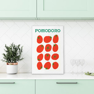 Toile Pomodoro Italien Tomato Retro Style Vintage modern