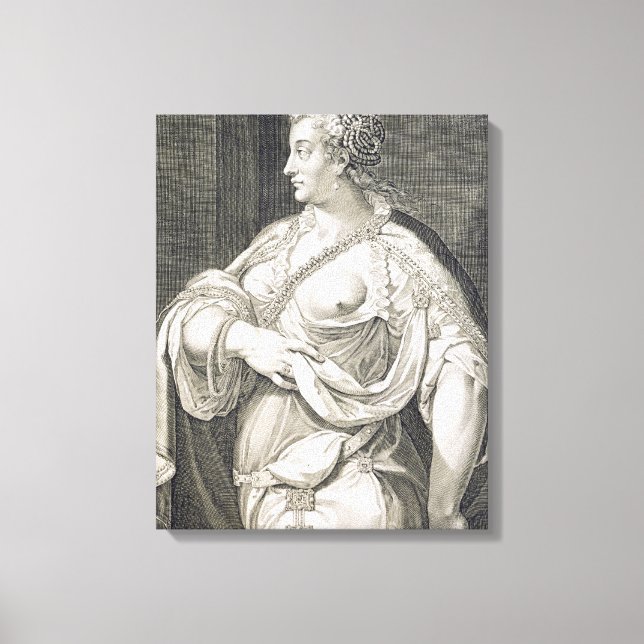 Toile Pompeia (d. AD 122) épouse de Jules César (engravi (Recto)
