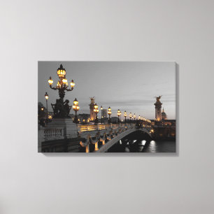 Toile Pont Alexander III, Paris