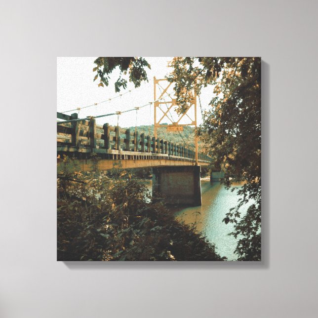 Toile pont beaver en eurêka springs (Recto)