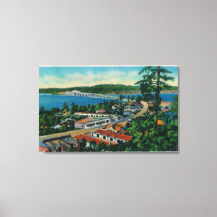 Toile Pont de baie d'Alsea dans Waldport, Orégon