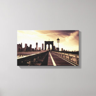 Toile Pont de Brooklyn - New York City