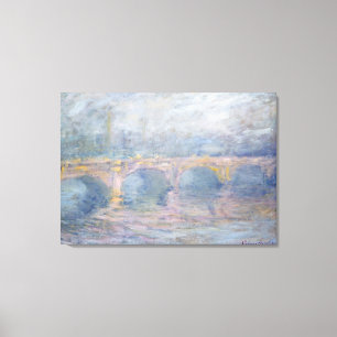 Toile Pont de Claude Monet Waterloo, Londres, au