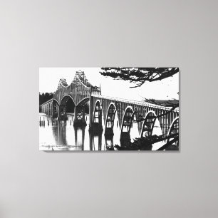 Toile Pont de Coos Bay PhotographiePont Nord, OU