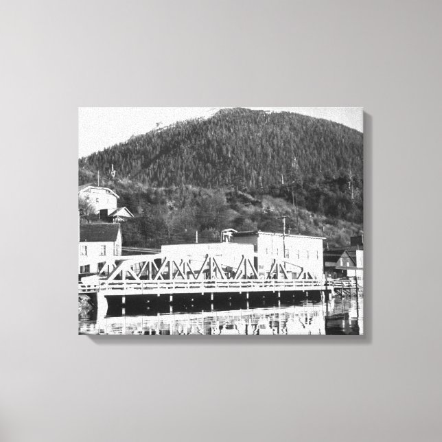 Toile Pont de la rue Stedman et du mont Deer, (Recto)