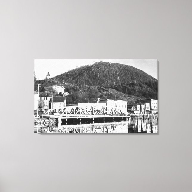 Toile Pont de la rue Stedman et du mont Deer, (Recto)