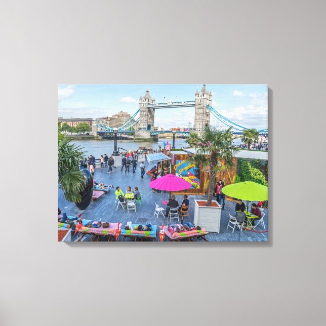 Toile Pont de la tour de Londres en été (Recto)