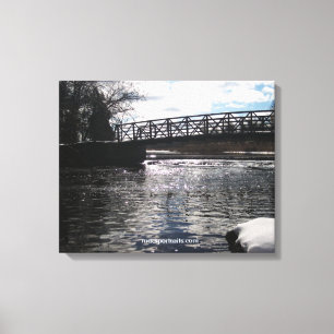 Toile Pont de rivière d'Huron