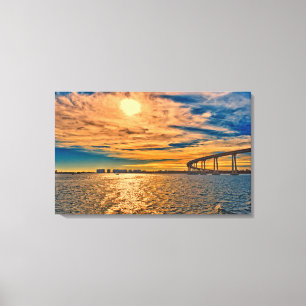 Toile Pont de San Diego-Coronado, États-Unis, Californi