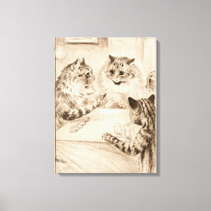 Toile Pont des Soupirs par Louis Wain