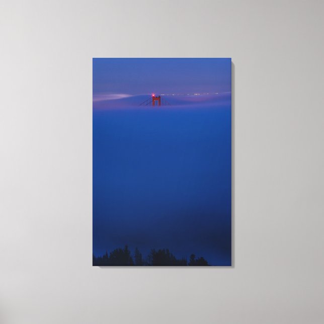 Toile Pont du Golden Gate dans le brouillard (Recto)
