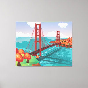 Toile Pont du Golden Gate de San Francisco