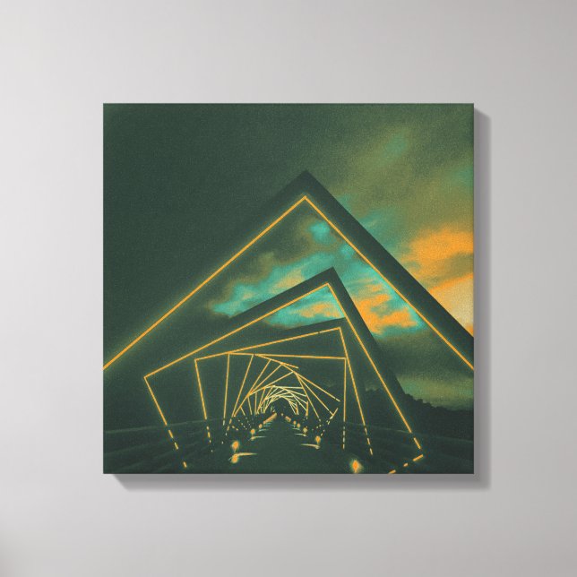 Toile pont du sentier à haut-plateau (Recto)