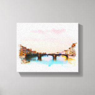 Toile ** Pont Florence Italie AP12 Italie