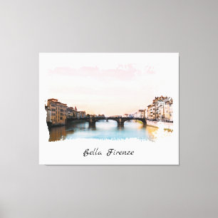 Toile ** Pont Florence Italie AP12 Italie Canv