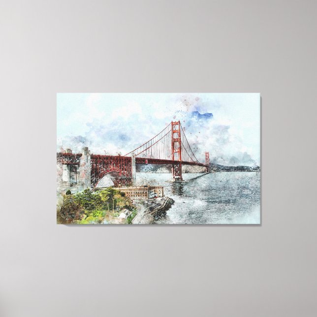 Toile Pont Golden Gate (Recto)