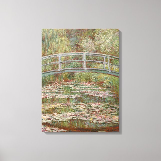 Toile Pont Japonais de Monet à Giverney (Recto)