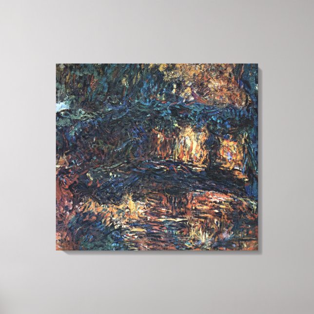 Toile Pont japonais par Claude Monet, Art Vintage (Recto)