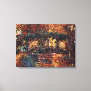 Toile Pont Japonais par Claude Monet, Vintage Fine Art