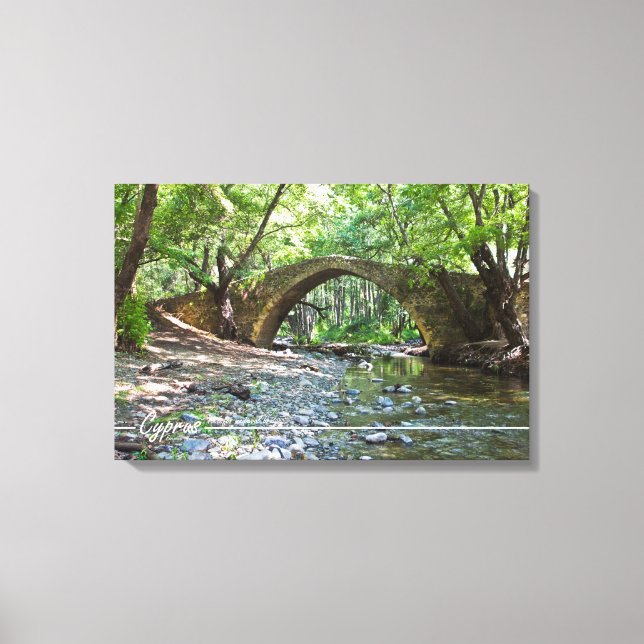 Toile pont médiéval de kelefos à Chypre (Recto)