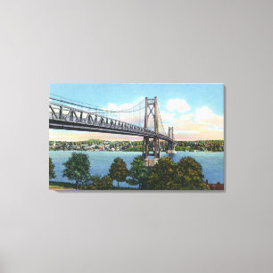 Toile Pont Mid-Hudson à Roosevelt Nat'l Historique