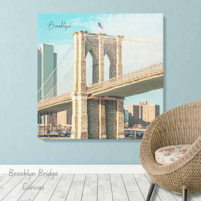 Toile Pont New York Brooklyn (Brooklyn Bridge Canvas)