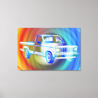 Toile Pop Art Classic Car