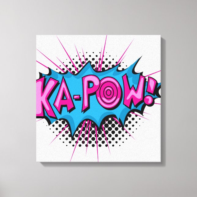 Toile Pop Art Comic Ka-Pow ! (Recto)