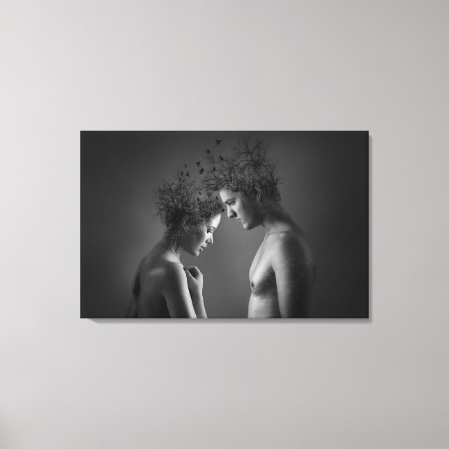 Toile Pop Art Couple (Recto)