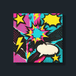 Toile Pop Art Dopamine Collage en Neon Halftone Burst<br><div class="desc">Entrez dans un monde où la nostalgie de la couleur, de la forme et de la culture pop se heurte à un hommage électrisant à la ruée de la dopamine. "Pop Art Dopamine Collage dans Neon Halftone Burst Vibe" est une pièce de toile à grande échelle qui abandonne la chimie...</div>