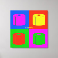 Pop art Psychedelic Toilet Paper Vibrant