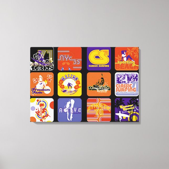 Toile Pop Culture Sports Mouvement (Recto)