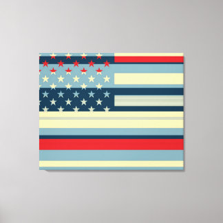 Toile Pop drapeau américain Art 2