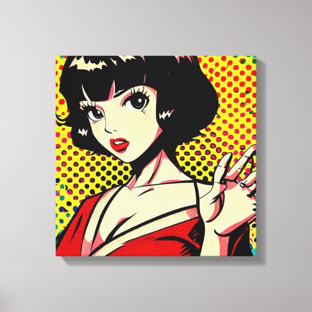 Toile Pop japonaise #4 (Recto)