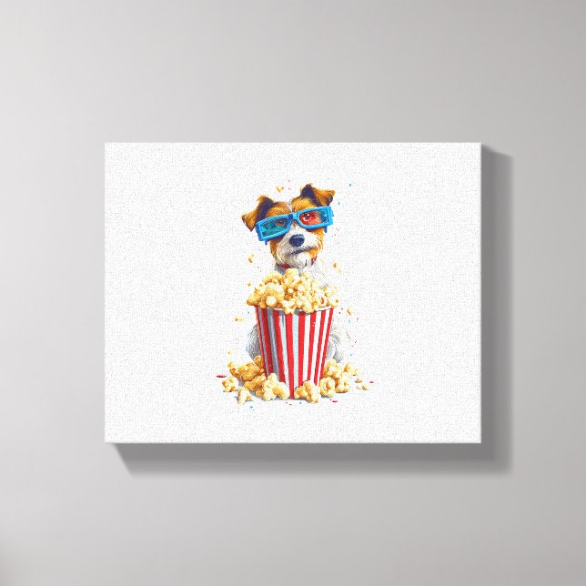 Toile Popcorn Pup - Movie Night Dog (Recto)